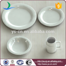 Productos de calidad China Dinnerware Cena fina de porcelana blanca Set